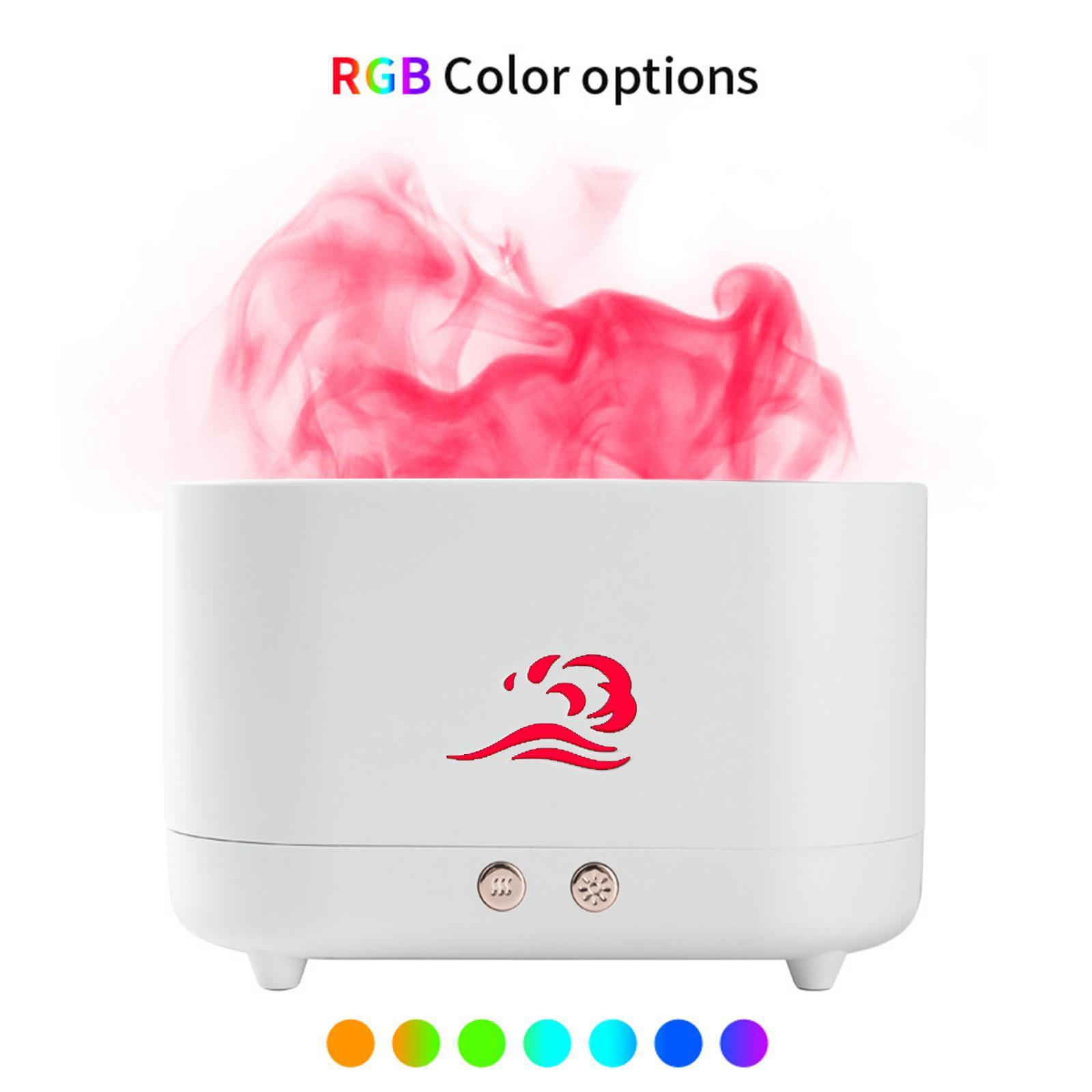 Flame Humidifier  Diffuser USB Powered Quiet for Office Bedroom Home