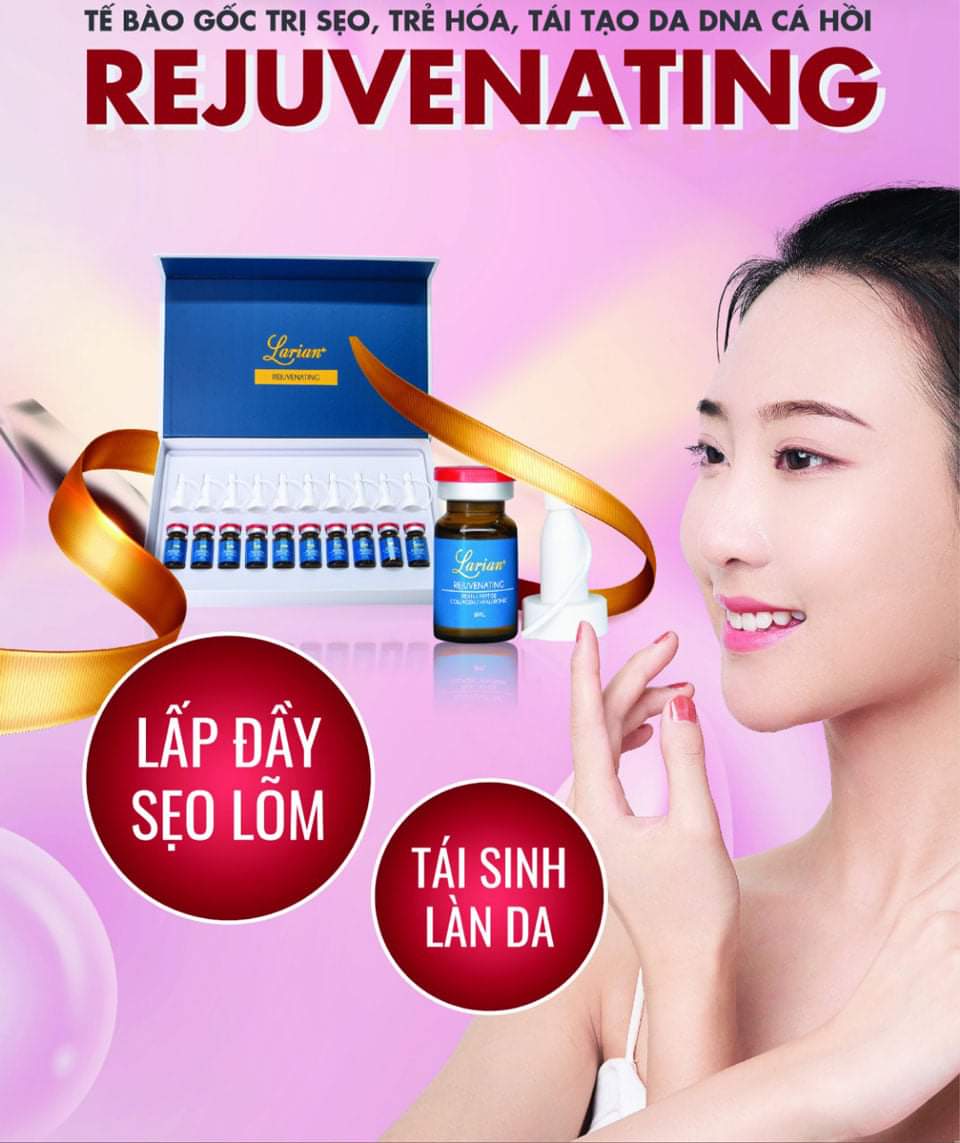 Tế bào gốc siêu tăng trưởng làm đầy sẹo lõm, căng bóng da Rejuvenating Ampoule