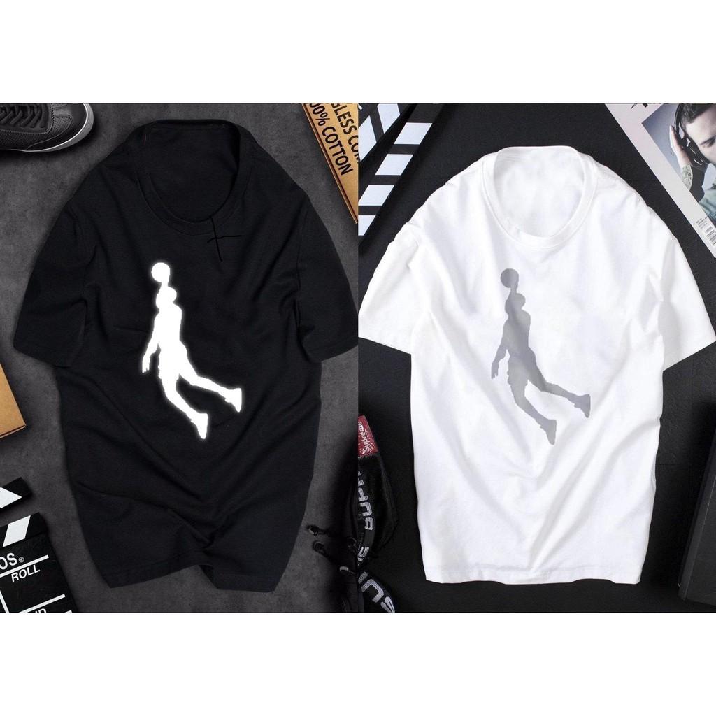 Áo thun Unisex phản quang Có size tay lỡ
