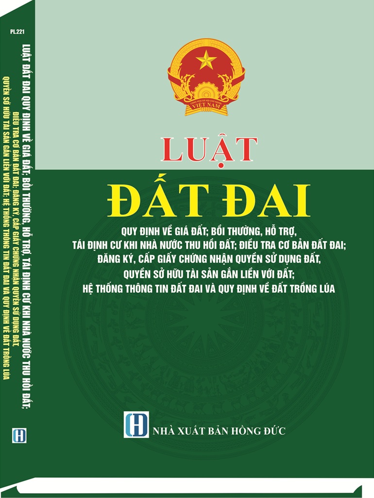 Luật Đất Đai - Quy định về giá đất, bồi thường, hỗ trợ, tái định cư khi nhà nước thu hồi đất, điều tra cơ bản đất đai, đăng ký, cấp giấy chứng nhận quyền sử dụng đất, quyền sở hữu tài sản gắn liền với đất, hệ thống thông tin đất đai