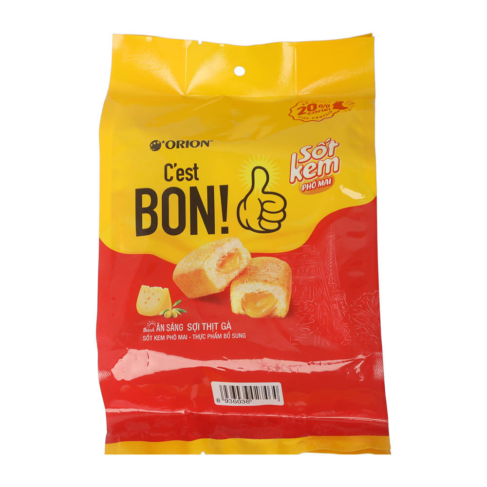 Bánh C'est Bon Sợi Thịt Gà Sốt Kem Phô Mai 101.5G
