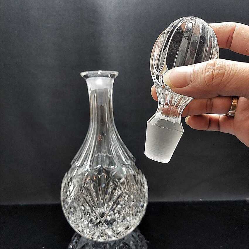 Chai Đựng Rượu Đẹp 800ML - Chai Pha Lê cao cấp mẫu giọt nước – nắp mài đặc nguyên khối không cần gioăng - phong cách châu âu