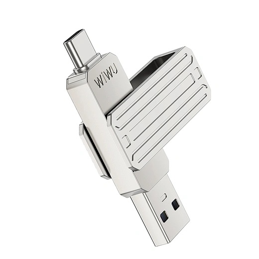 Bộ Nhớ Ngoài USB Wi WU 3 Trong 1 Dùng Cho Điện Thoại Di Động Wi-FD001 - Hàng Chính Hãng
