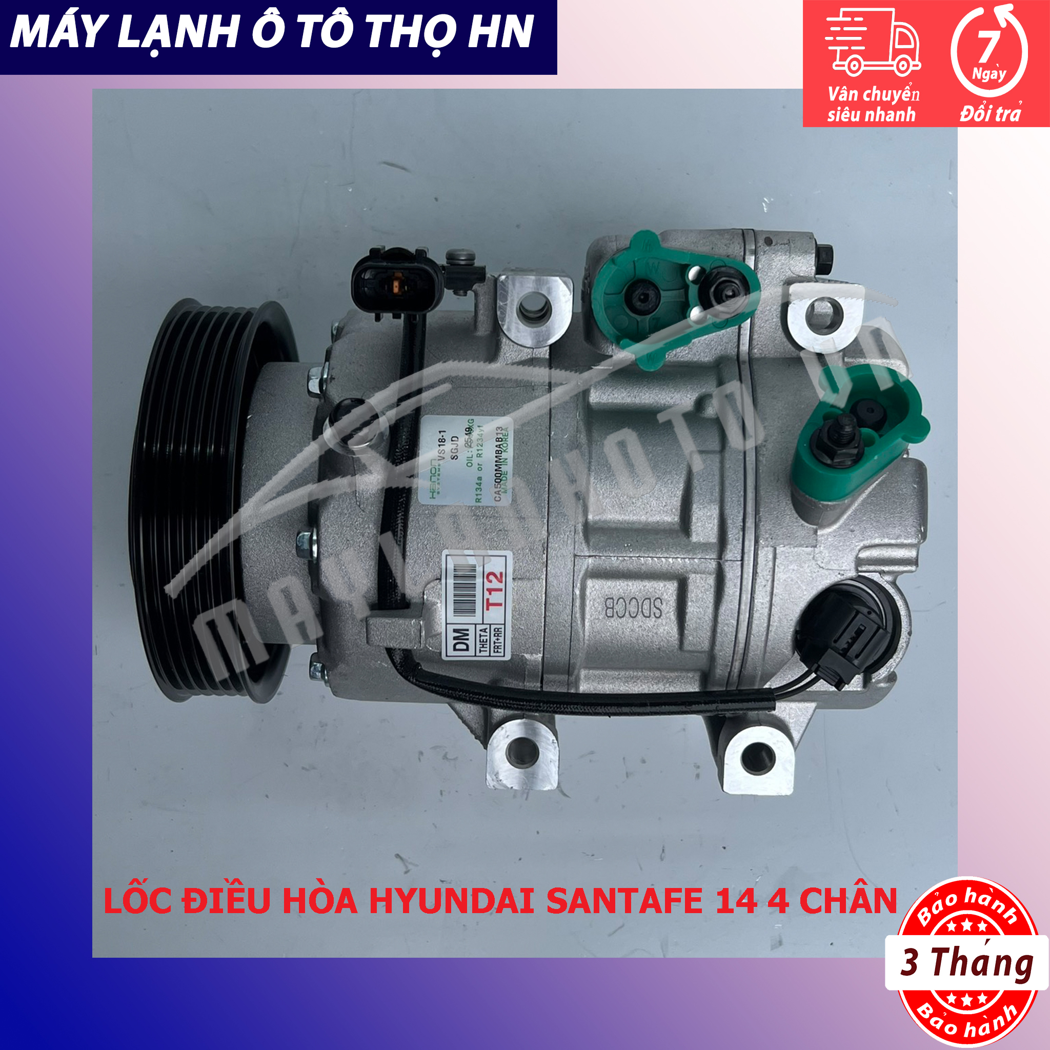 Lốc điều hòa Hyundai Santafe 2012 2013 2014 2015 2016 2017 Hàn Quốc 12 13 14 15 16 17 97701-2W550/500