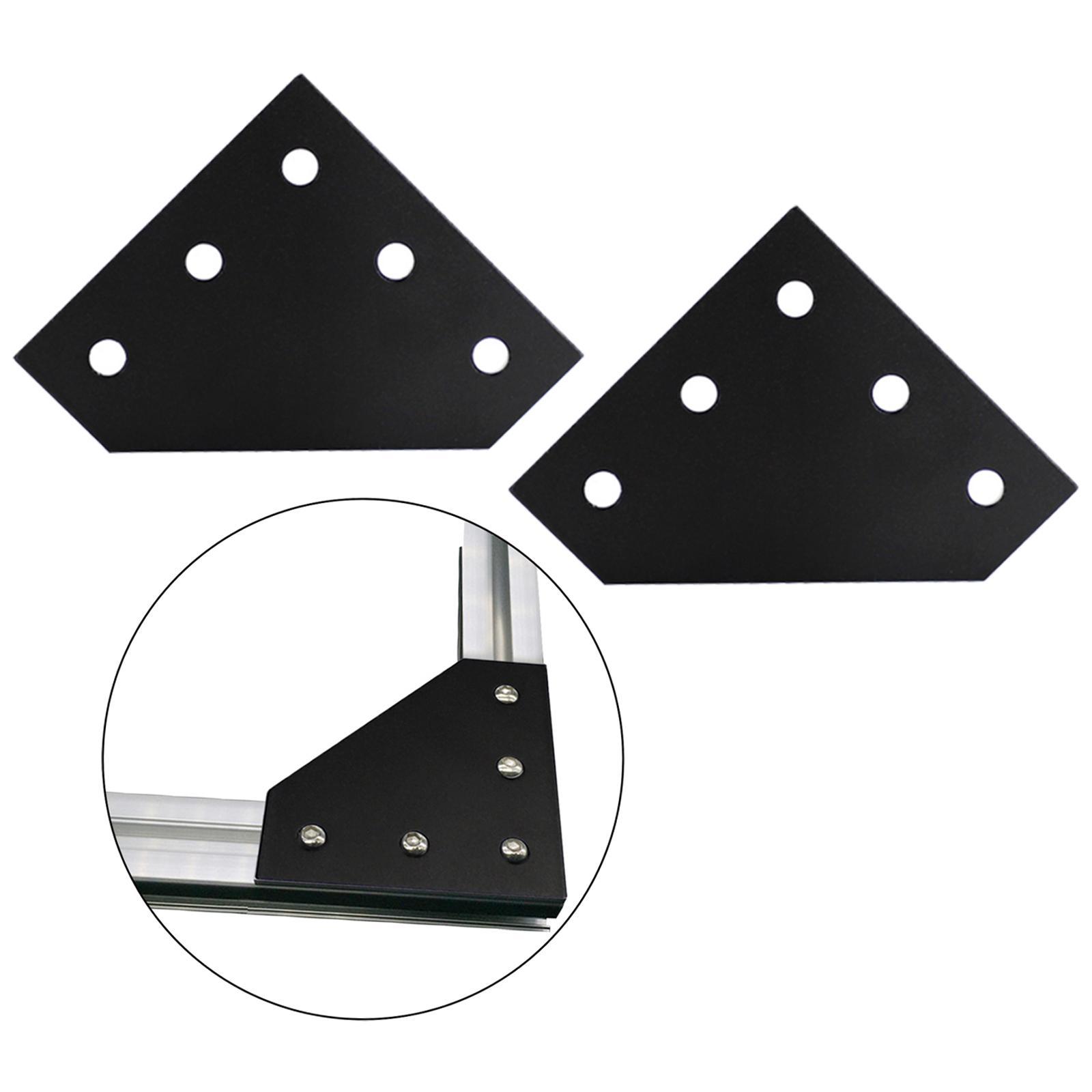 2x 5 Hole Joint Board Plate Joining Plate Bracket for 3D Printer Accessories