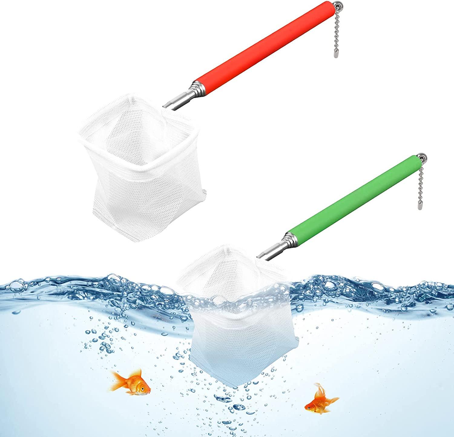 Mạng lưới hạ cánh hồ cá, 2 máy bay đánh cá cho hồ cá sử dụng thiết kế tiến hóa, phân tán câu cá cho bể cá sử dụng vật liệu mềm sẽ không gây hại cho cá