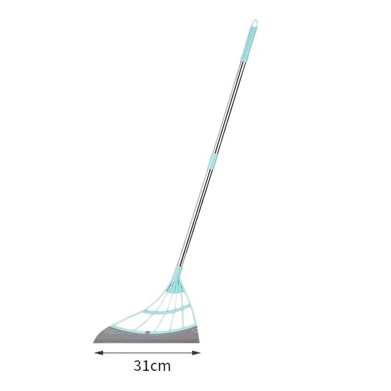 Chổi Quét Sàn Nhà Silicon Đa Năng Kiểu Mới 2 Trong 1 Quét Rác Và Gạt Nước, Vừa Là Chổi Quét Vừa Là Chổi Lau
