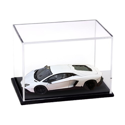 Hộp mica Enter BOX105 10x20x15cm mica dày 2mm, đế đen 5mmx2 chữ nhật nằm, Hộp trưng bày mô hình, Hộp mica trong chống bụi