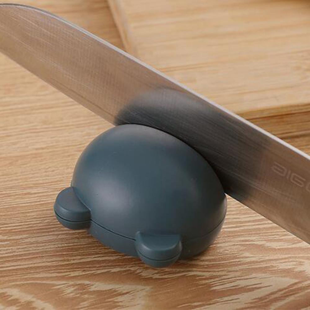 2pcs nhà bếp nhanh chóng làm sắc nét đồ tạo vật chống trượt nhỏ công cụ mài dao phổ quát dễ thương