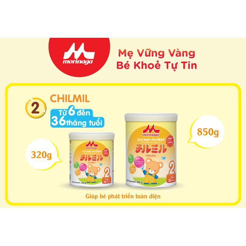 Sữa Morinaga Chilmil số 2 320g/850g