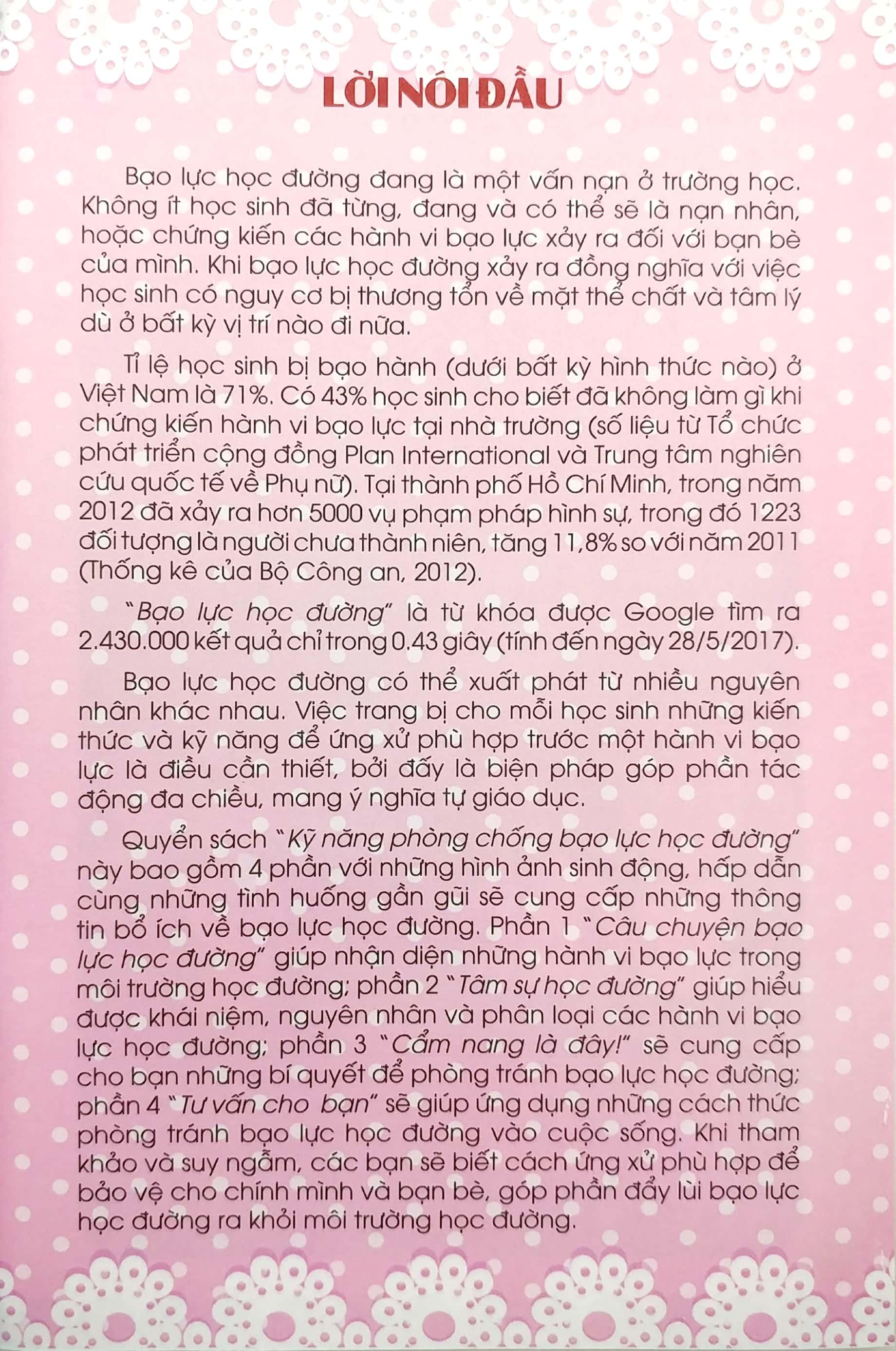 Kỹ Năng Phòng Chống Bạo Lực Học Đường