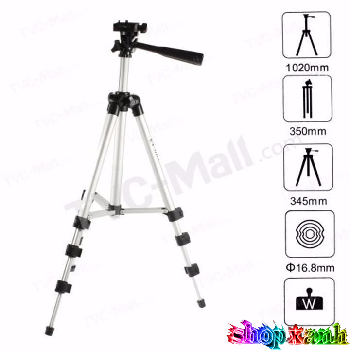 [HCM] Chân Điện Thoại Và Máy Ảnh Tripod 3110 cao 1.2 m