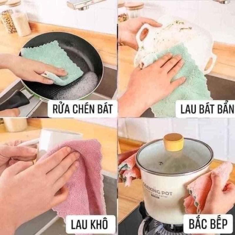 Set khăn lau bếp zic zắc