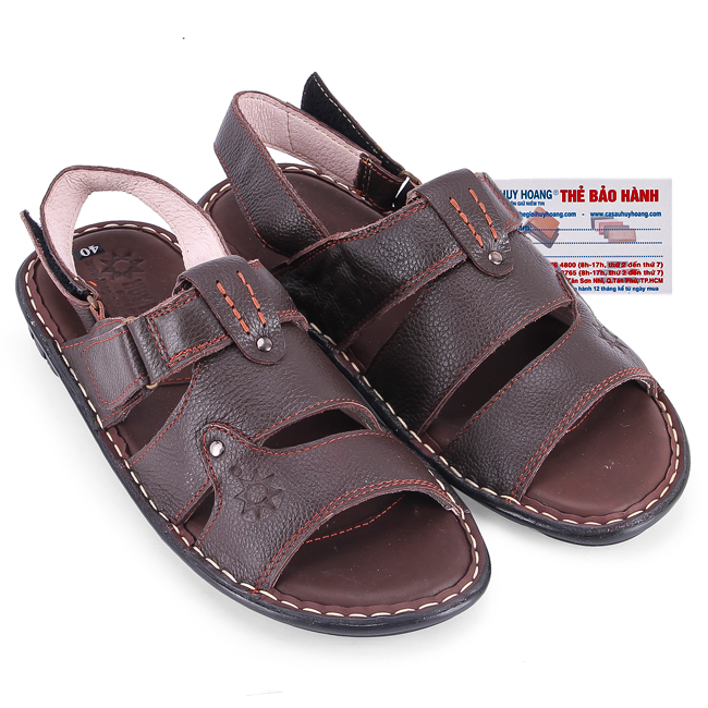 HJ7731-32-33 - Dép nam Huy Hoàng quai hậu cao cấp màu da, đen, nâu