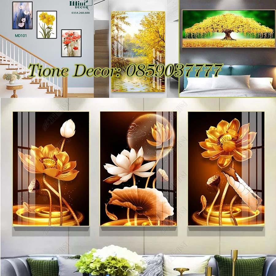 Tranh Tráng Gương Treo Tường ,Tranh Pha Lê, Tranh Đơn Tuyệt Đẹp