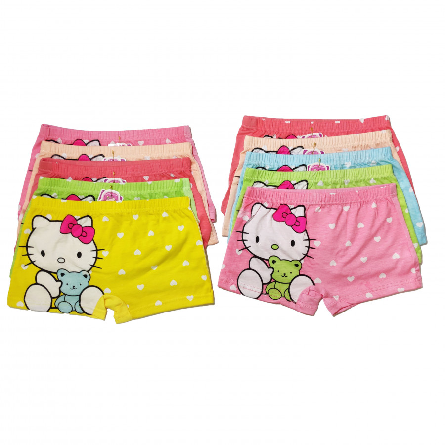 Set 10 quần chíp đùi mặc trong váy cho bé gái - màu ngẫu nhiên + mẫu ngẫu nhiên