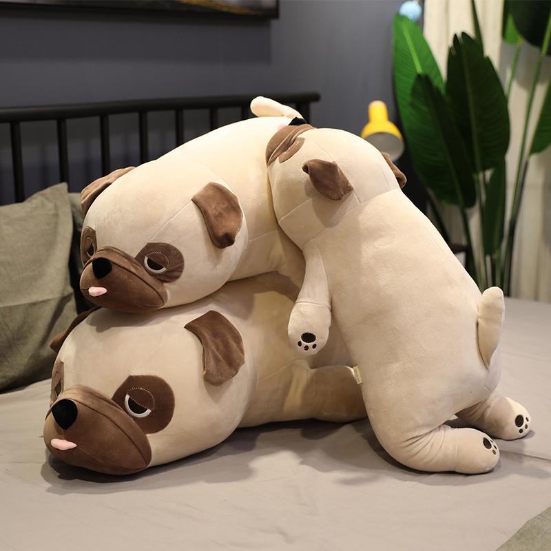 Miễn Phí Vận Chuyển Sang Trọng Pug Đồ Chơi Nhồi Bông Sang Trọng Động Vật Shar Pei Mềm Búp Bê Chó Sang Trọng Đồ Chơi Gối Trẻ Em Đồ Chơi Quà Tặng Sinh Nhật dành Cho Người Bạn