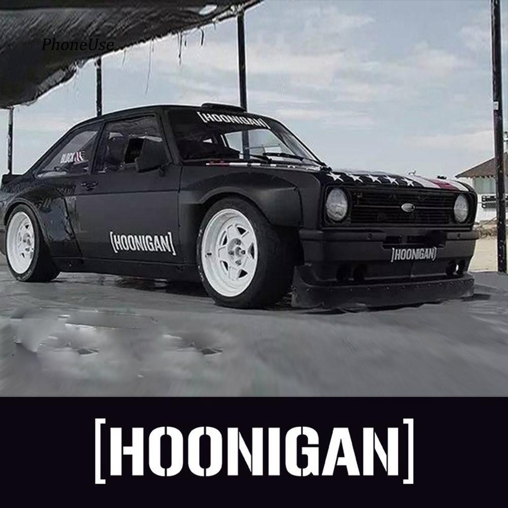 Decal trang trí tường / Xe - Chữ HOONIGAN