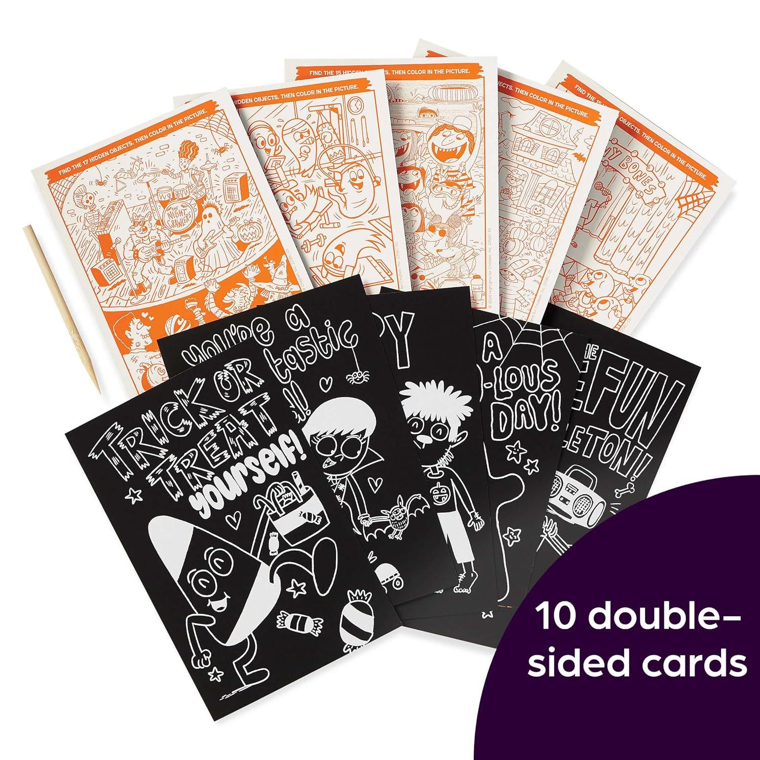 Sách ngoại văn: Scratch-And-Play Halloween Hidden Pictures