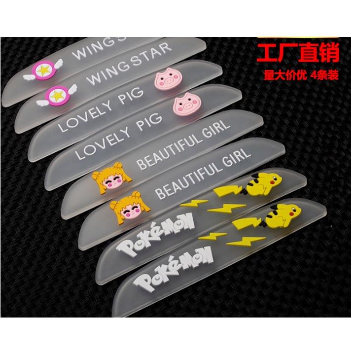 Bộ 4 miếng dán chống trầy xước cửa xe hơi- Hoàng Đông Shop