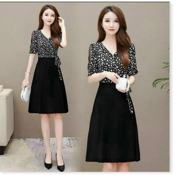 ĐẦM LỤA THIẾT KẾ HỌA TIẾT ĐƠN GIẨN NHƯNG KHÔNG KÉM PHẦN SANG TRỌNG KHÁNH AN STORE