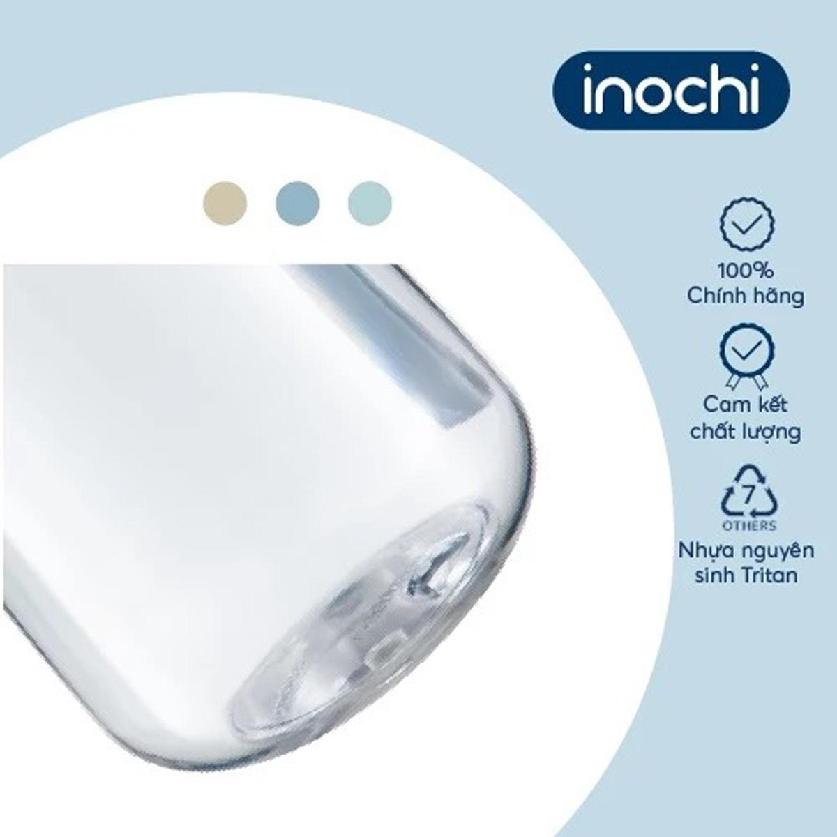 Bình Nước Trẻ Em Goki Hero 350 ml - Inochi HIN.BIGH.0350 - Màu Xanh Nhạt, Xanh Mint, Cam