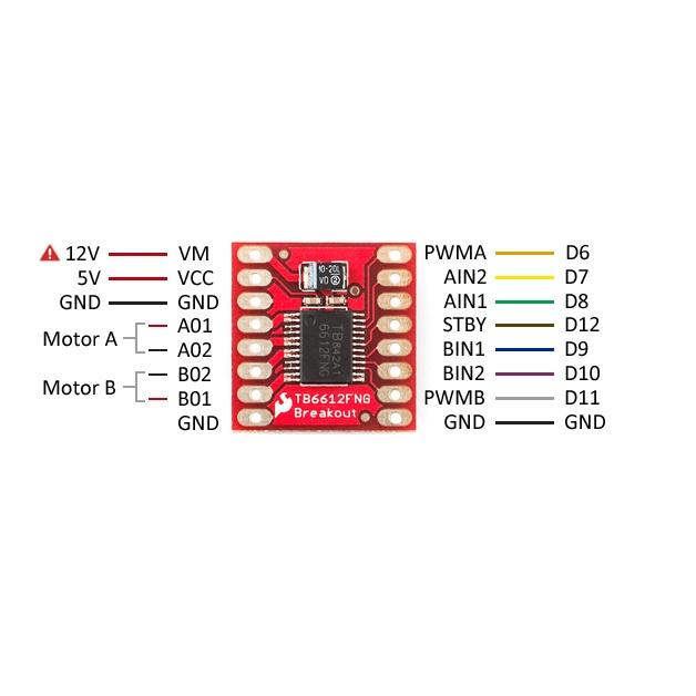 Mạch TB6612FNG motor drive