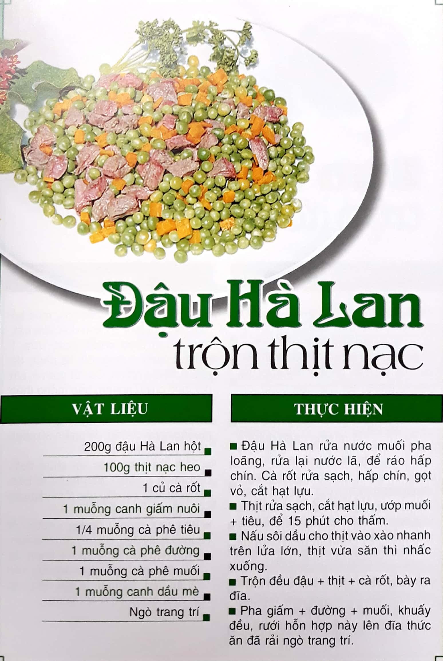 Sách 60 Món Ăn Được Ưa Thích - Món Gỏi Trộn