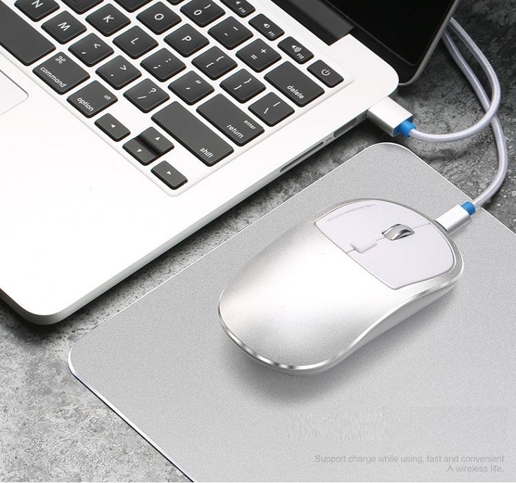 Chuột Máy Tính Huqu HQ-K1-Tặng Kèm Miếng Lót - Độ Phân Giải 1600DPi - Hàng Chính Hãng