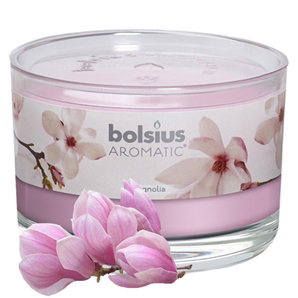 Ly nến thơm tinh dầu Bolsius Magnolia 155g QT024870 - hoa mộc lan, nến trang trí, thơm phòng, thư giãn, khử mùi