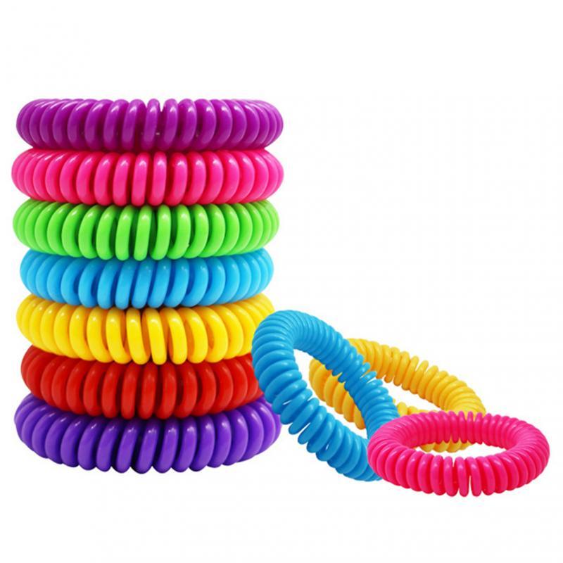 EVA Mosquito Repellent Bracelet Adults Kids Anti-Mosquito Spiral Wrist Bands Anti Insect Control Hand Strap For Outdoor Indoor