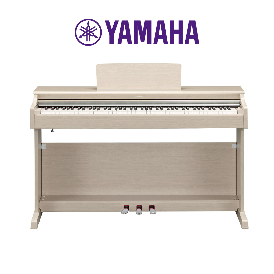 Đàn Piano điện, Digital Piano - Yamaha ARIUS YDP-165 - WhiteAsh, 88 phím GH3 nặng, mặt trên phím bằng gỗ mun - Hàng chính hãng