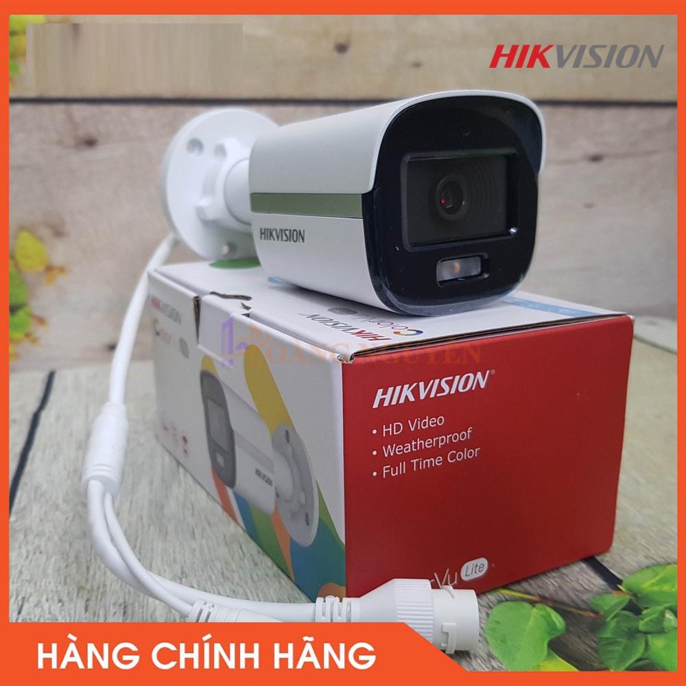 Camera IP Hikvision Trụ DS-2CD1027G0-L, có màu 24/7, tiêu chuẩn ngoài trời IP67 - Hàng Chính Hãng