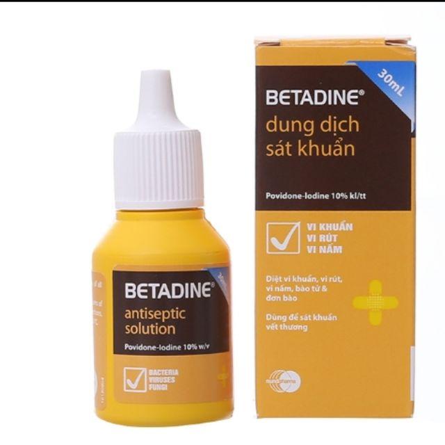 DUNG DỊCH SÁT KHUẨN BETADINE ANTISEPTIC SOLUTION 10