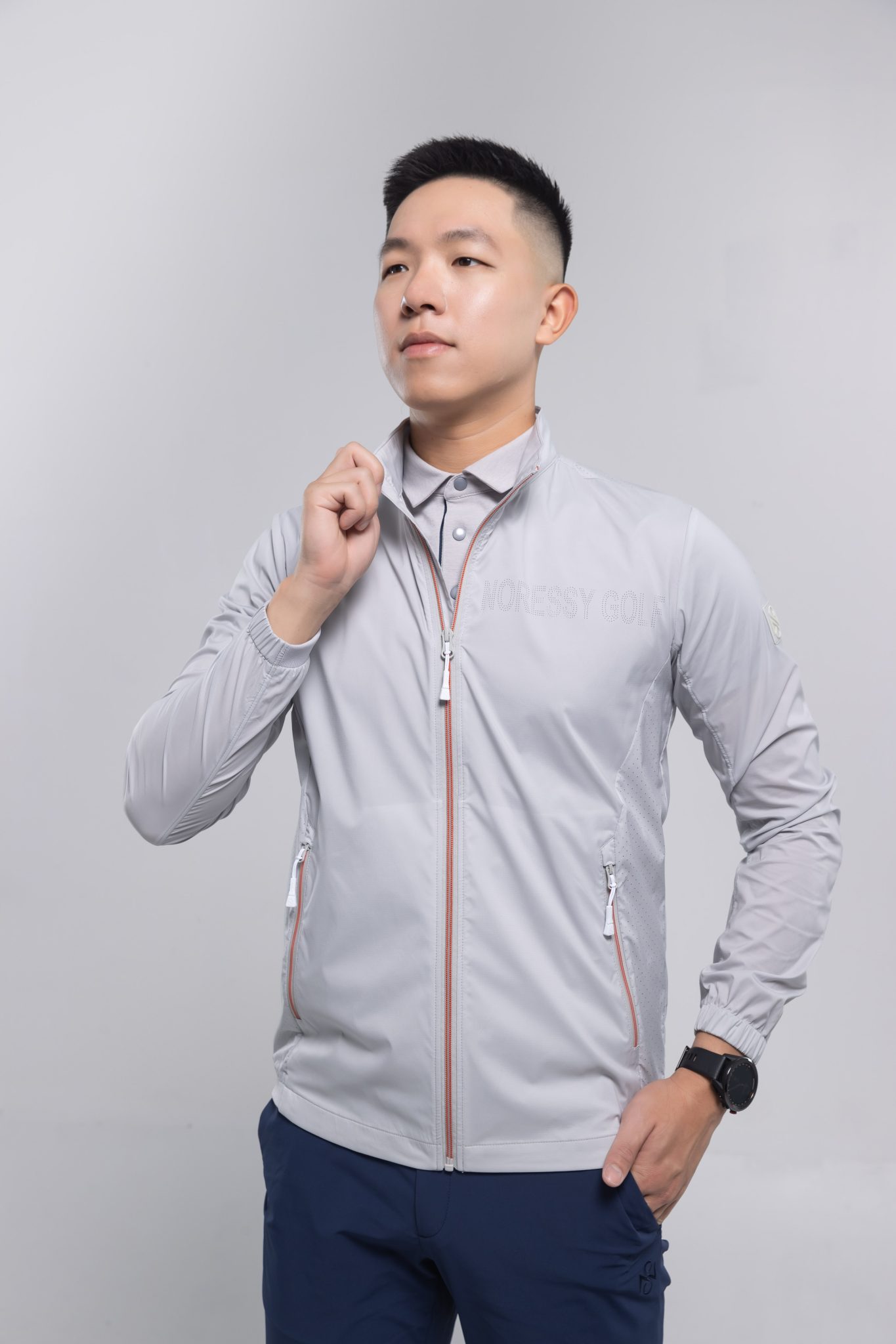 Áo Golf Jacket Dài Tay Nam Noressy NRSPJTM0001