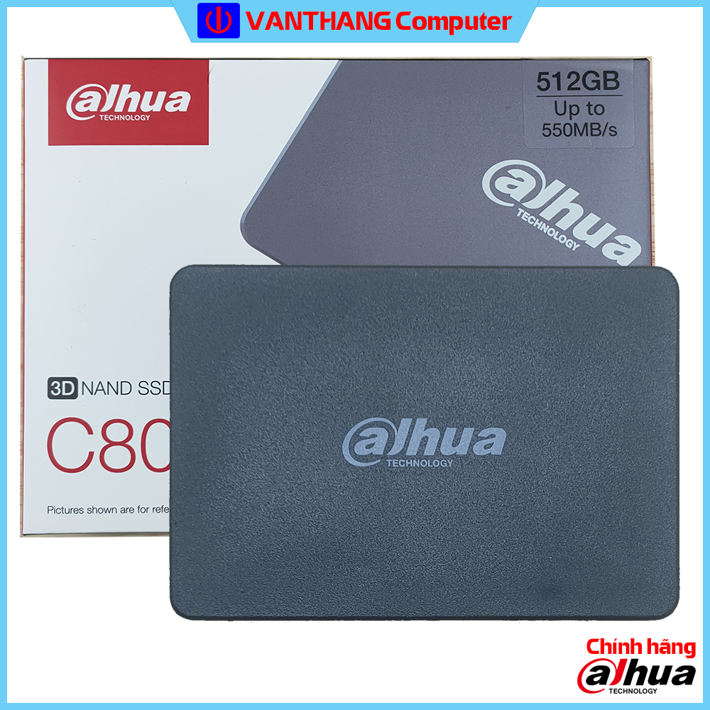 Ổ cứng SSD 2.5 inch DAHUA C800A 512GB SATA 3 - Hàng chính hãng