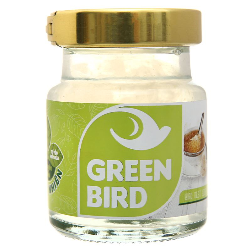 Lốc 4 hũ nước yến sào chưng đường phèn Green Bird 72g - Hàng chính hãng