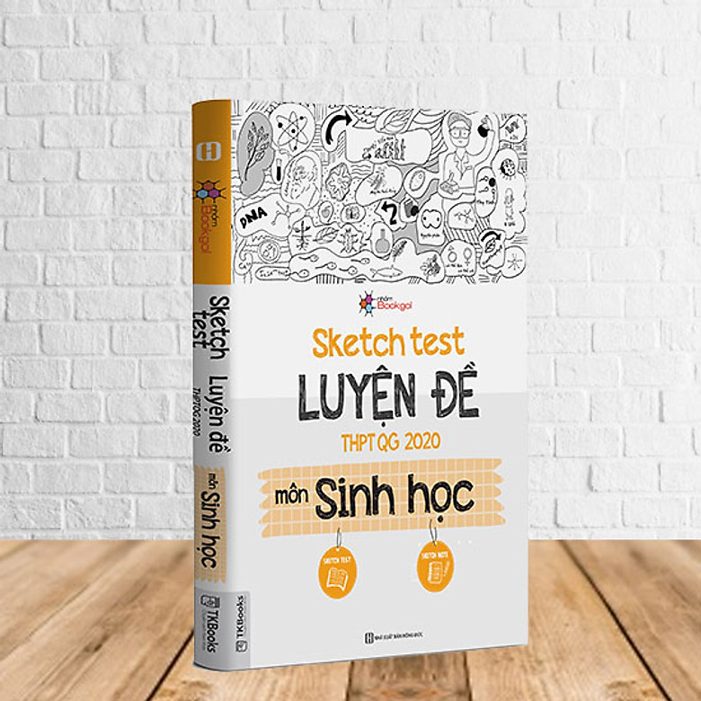 Bộ 3 cuốn SKETCH TEST LUYỆN ĐỀ THPT QUỐC GIA MÔN Toán + Hóa + Sinh kt