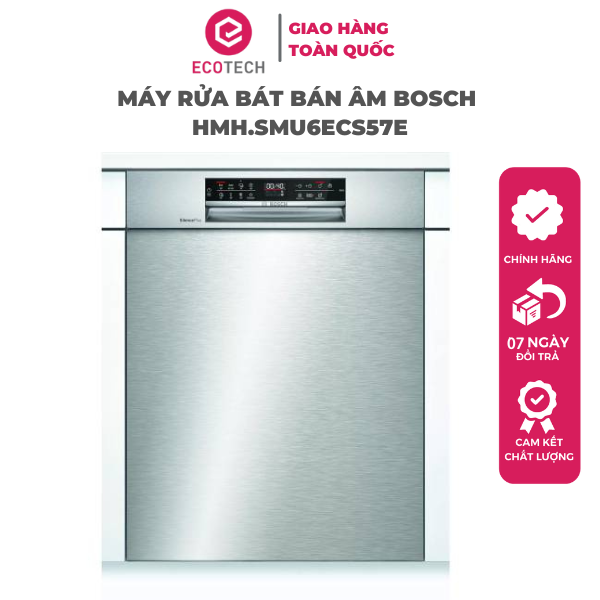 Máy Rửa Chén Bát Bosch HMH.SMU6ECS57E - Hàng chính hãng