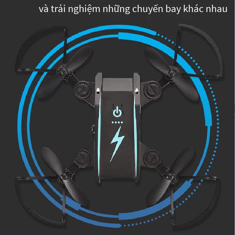 Đặc Biệt Mini Drone Gấp Chụp Ảnh Trên Không Máy Bay Điều Khiển Từ Xa Quadcopter Máy Bay Trực Thăng Bé Trai Sạc Đồ Chơi