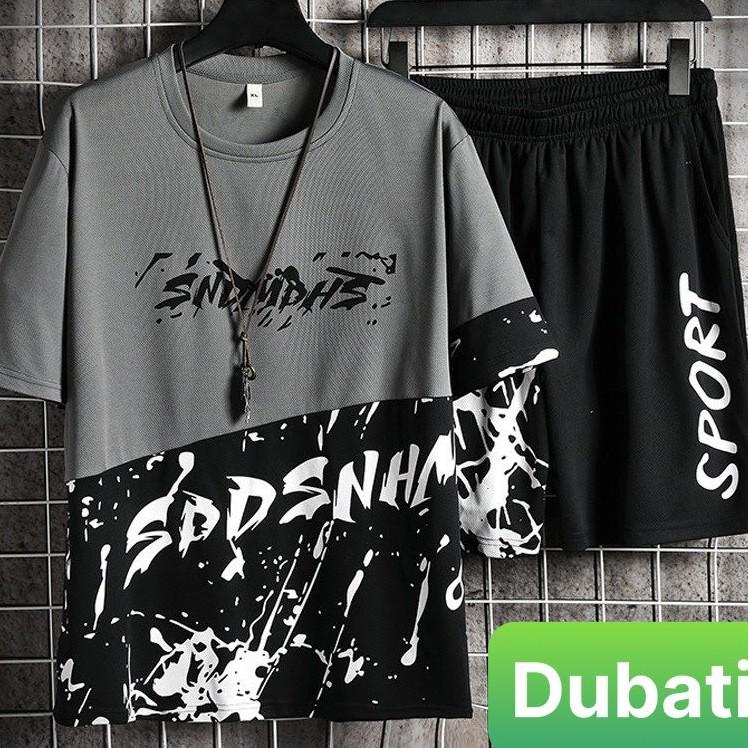 Bộ Quần Áo Thể Thao Nam Phối Màu Chữ Sod, Set Đồ Thể Thao Mặc Nhà Cao Cấp- Dubati Fashion