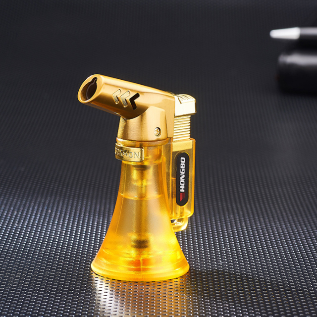 Vỏ Hột Quẹt Bật Lửa Khò Gas 1 Tia Cực Mạnh Hongbo HB854 Thiết Kế Đẹp Độc Lạ Cao Cấp - Giao Màu Ngẫu Nhiên