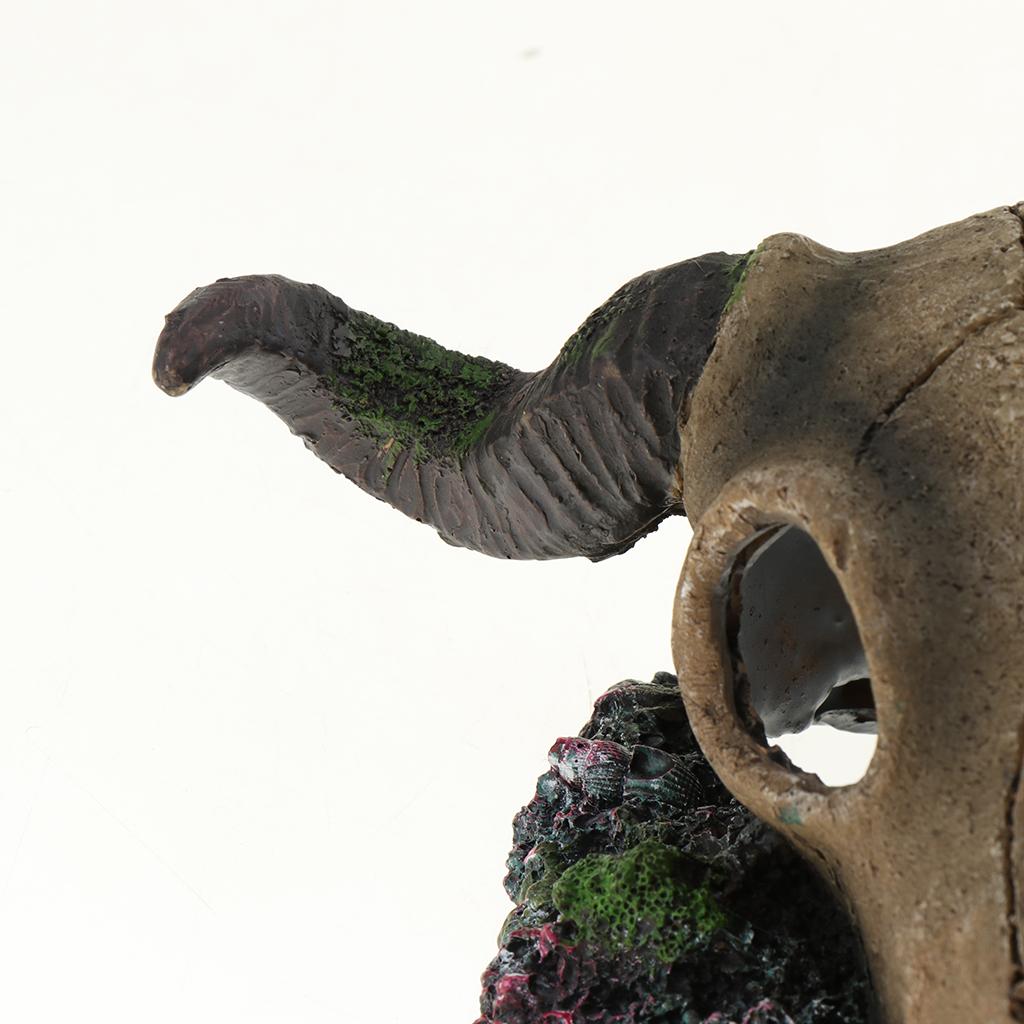 Mini Reptile Hiding Cave Landscape Ornament Reptile Water Container Shape 1