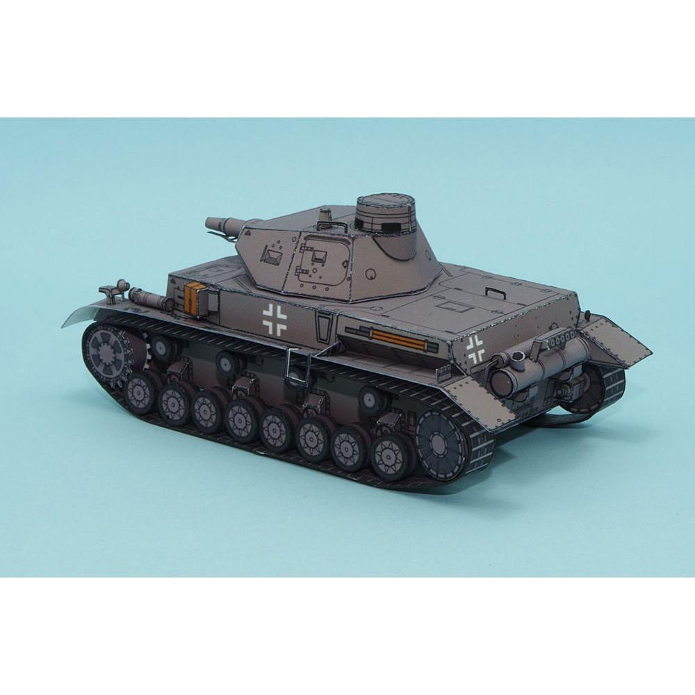 Mô hình giấy xe tank Pz.Kpfw. IV Ausf. D tỉ lệ 1/72