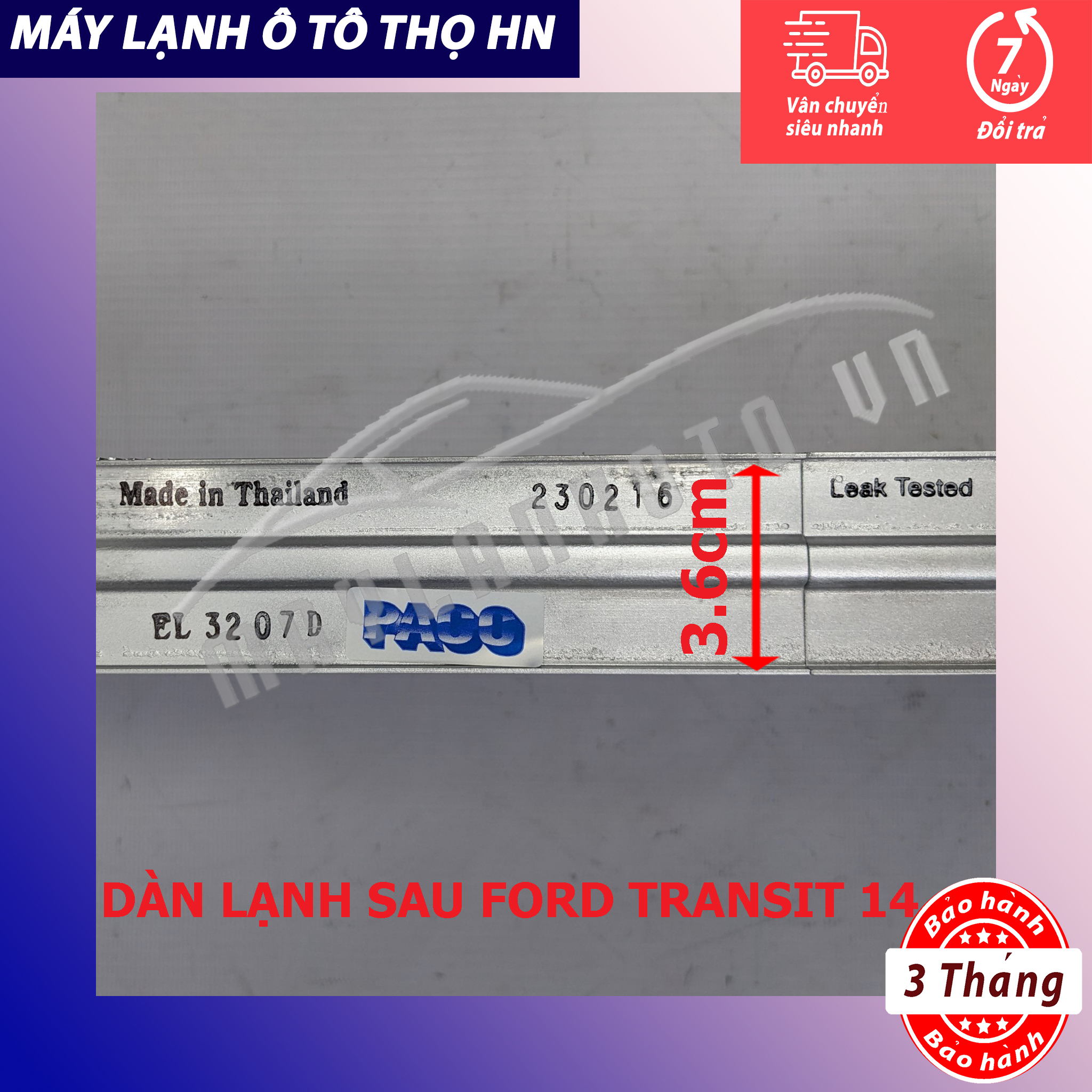 Dàn lạnh Ford Transit 2014 Hàng xịn Thái Lan / Hàn Quốc 14