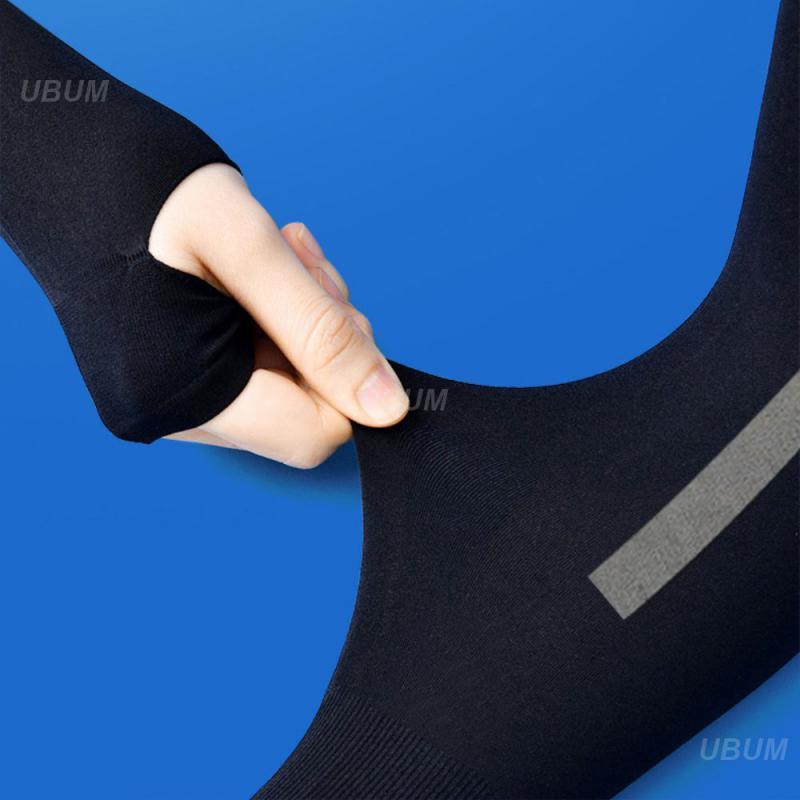 Bảo Vệ Cánh Tay Tay Chống Tia UV Bảo Vệ Cánh Tay Tay Nhanh Khô Tay Bao Thun Golf Tay Dài Sọc Dọc Mùa Hè Color: 01