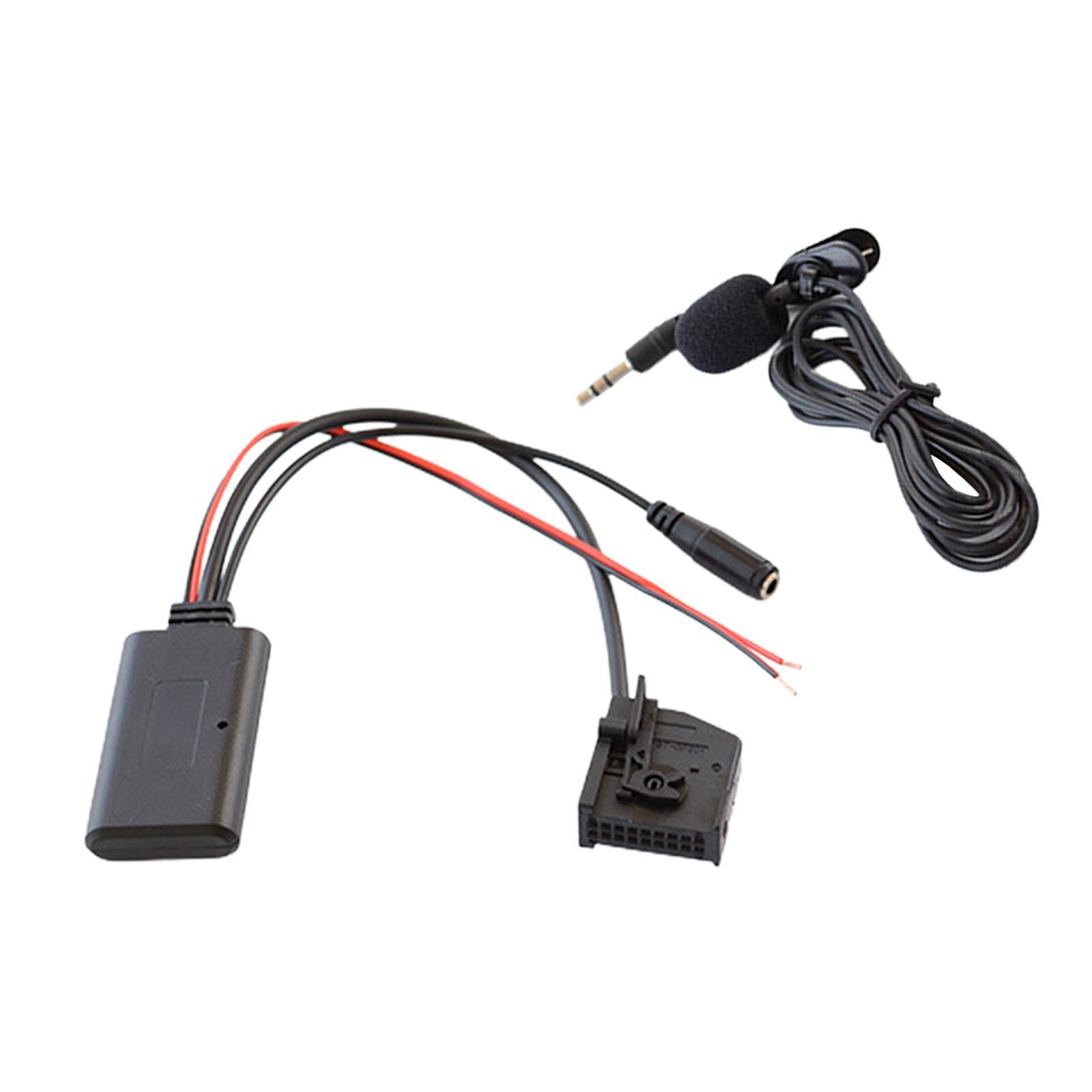 3.5mm Audio AUX in Bluetooth Microphone Cable Adapter for Comand 2.0 W461 W463