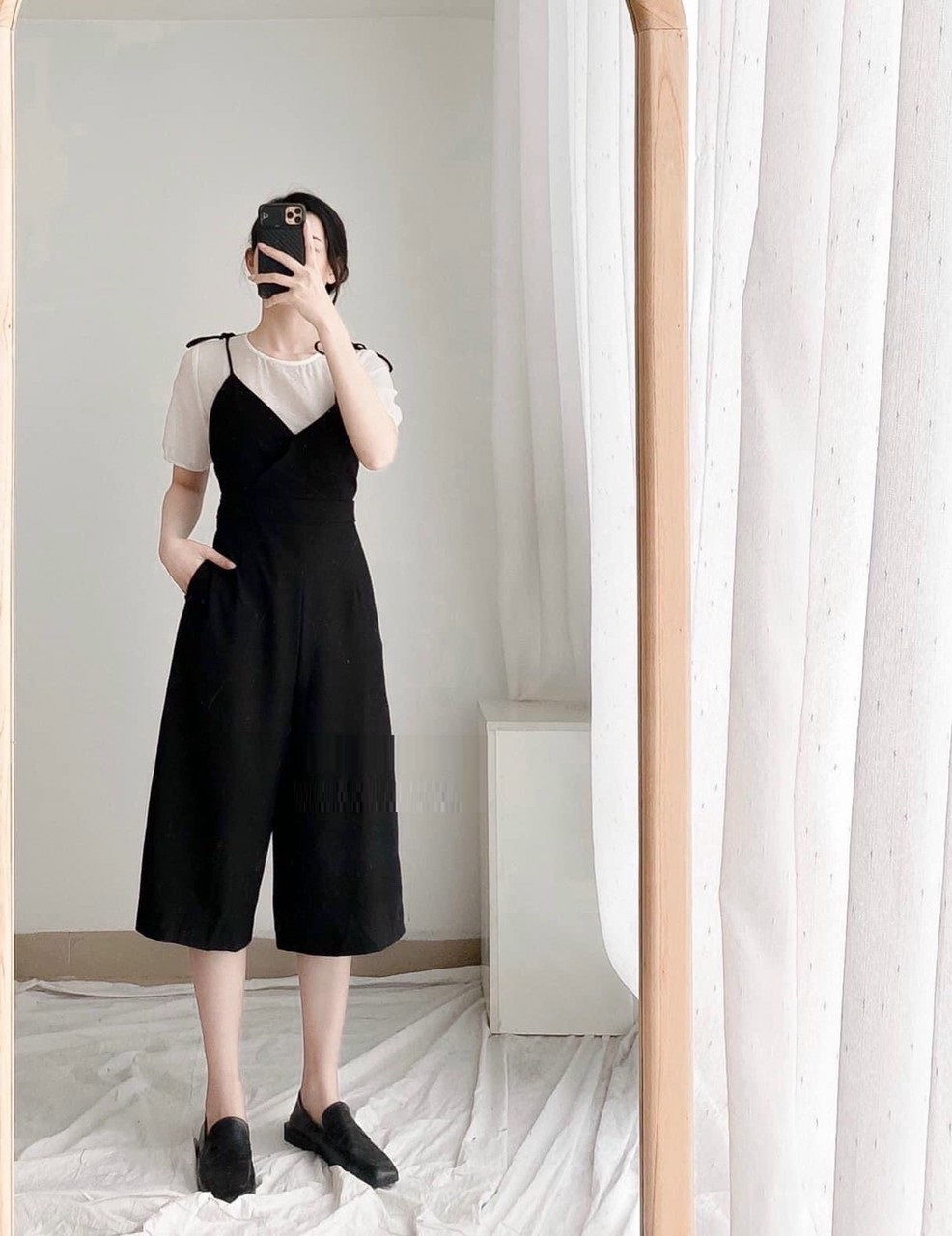 SET ÁO LƯỚI+ JUMPSUIT DÂY- ĐƠN GIÃN- DỄ MẶC