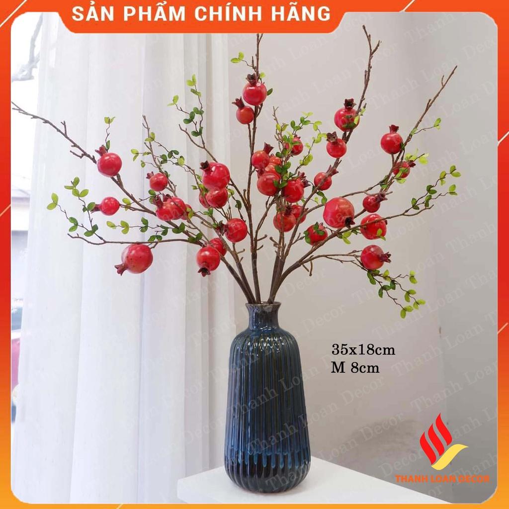 Lọ hoa gốm sứ Bát Tràng cỡ to - Bình hoa decor trang trí nhà đẹp - Men xanh hỏa biến