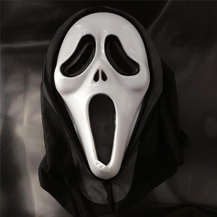 MẶT NẠ MA HALLOWEEN/HÓA TRANG COSPLAY SÁT NHÂN/GHOST/- Mặt nạ Ghost Face hóa trang Halloween có vải trùm đầu